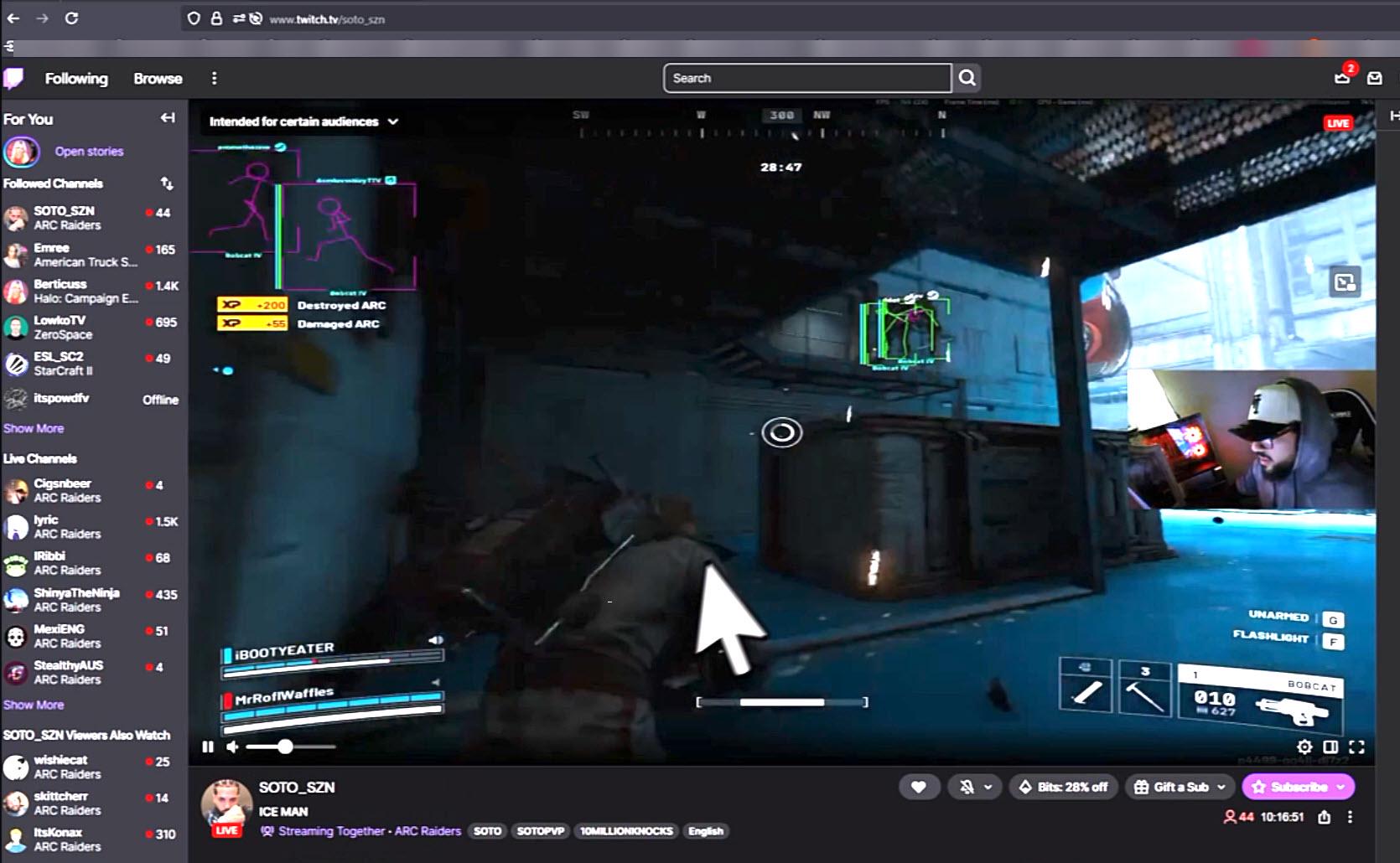 【ARC Raiders】壁越し丸見えチートを顔出し配信→Twitch「違反なし」