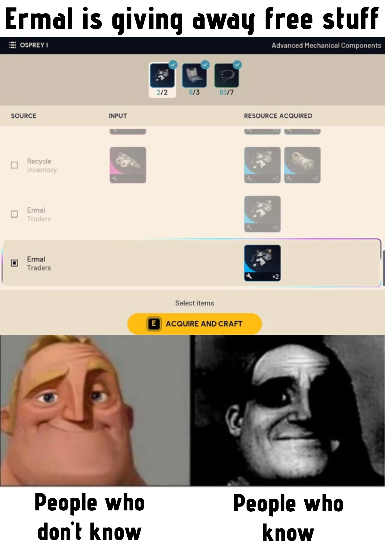【ARC Raiders】Ermal Tradersの「無料素材」、受け取ると高額装備から消える仕様だった…