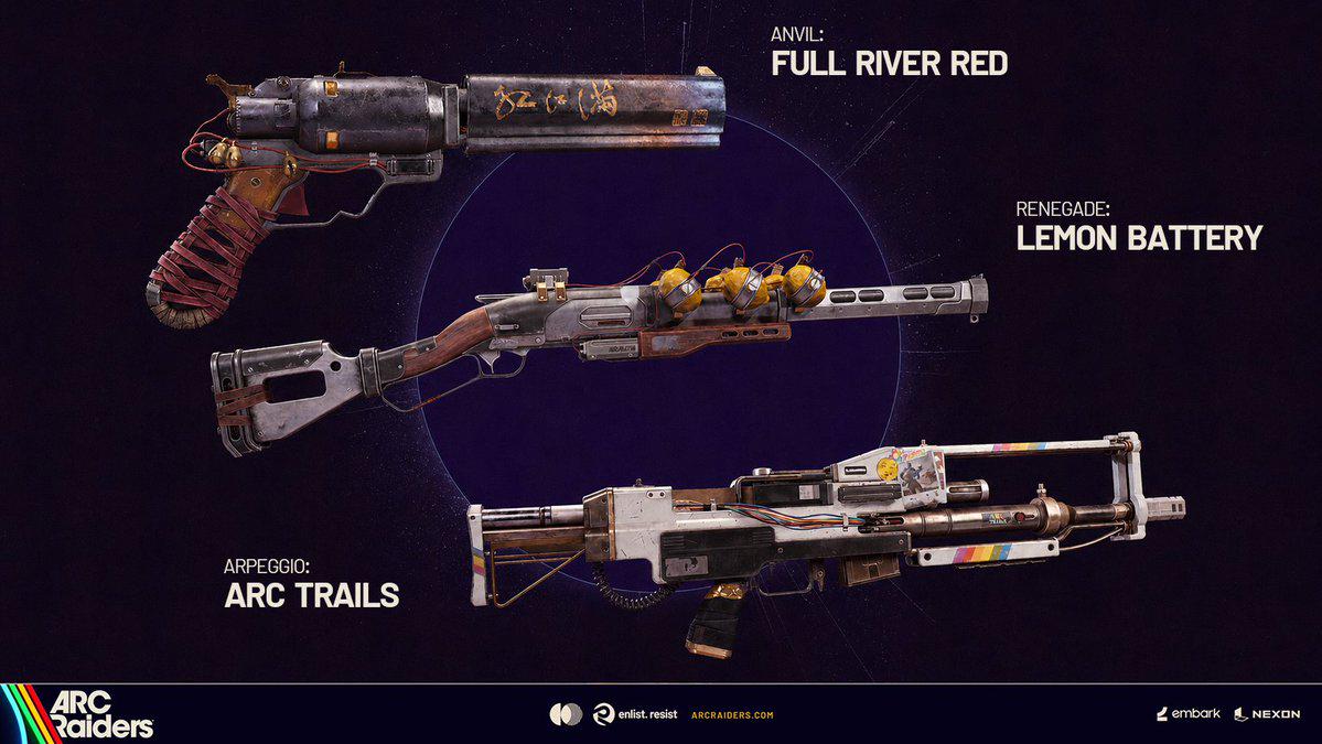 【ARC Raiders】中国版の武器カスタマイズ画像、レネゲイドがレモンになってて草