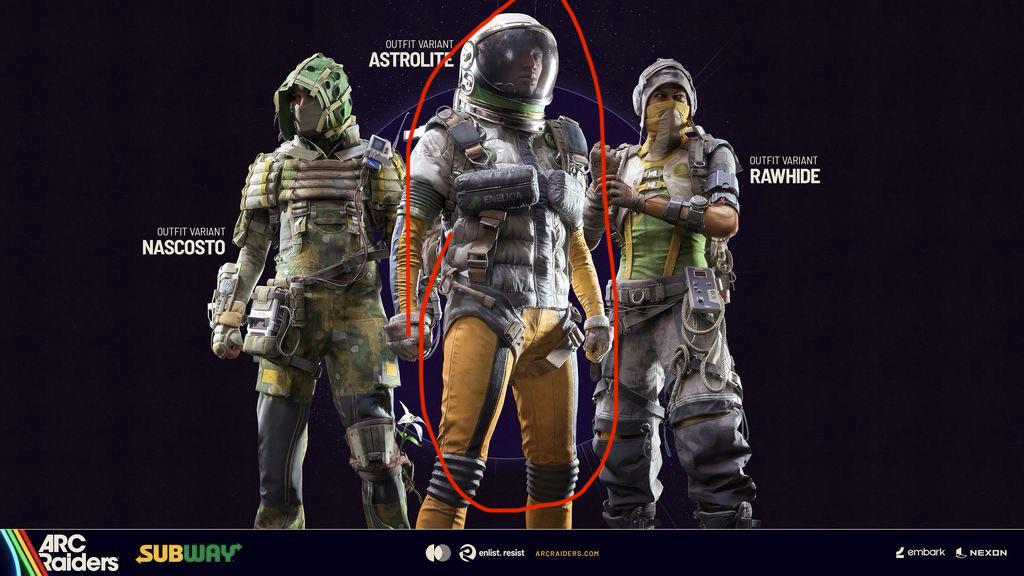 【ARC Raiders】ストアから消えた3つの衣装、コード入れても揃わないんだが…