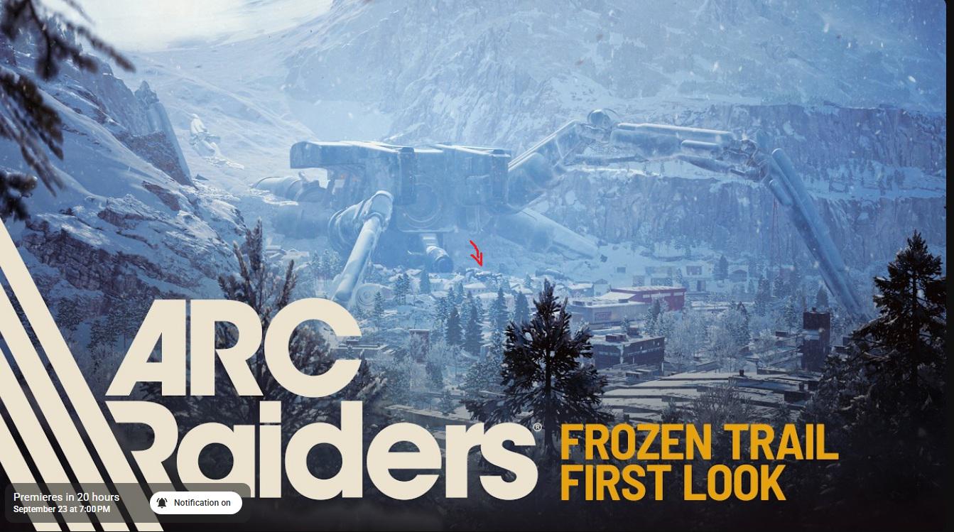 【ARC Raiders】赤矢印の先がクイーンっぽいんだが、横たわってるARCデカすぎだろ