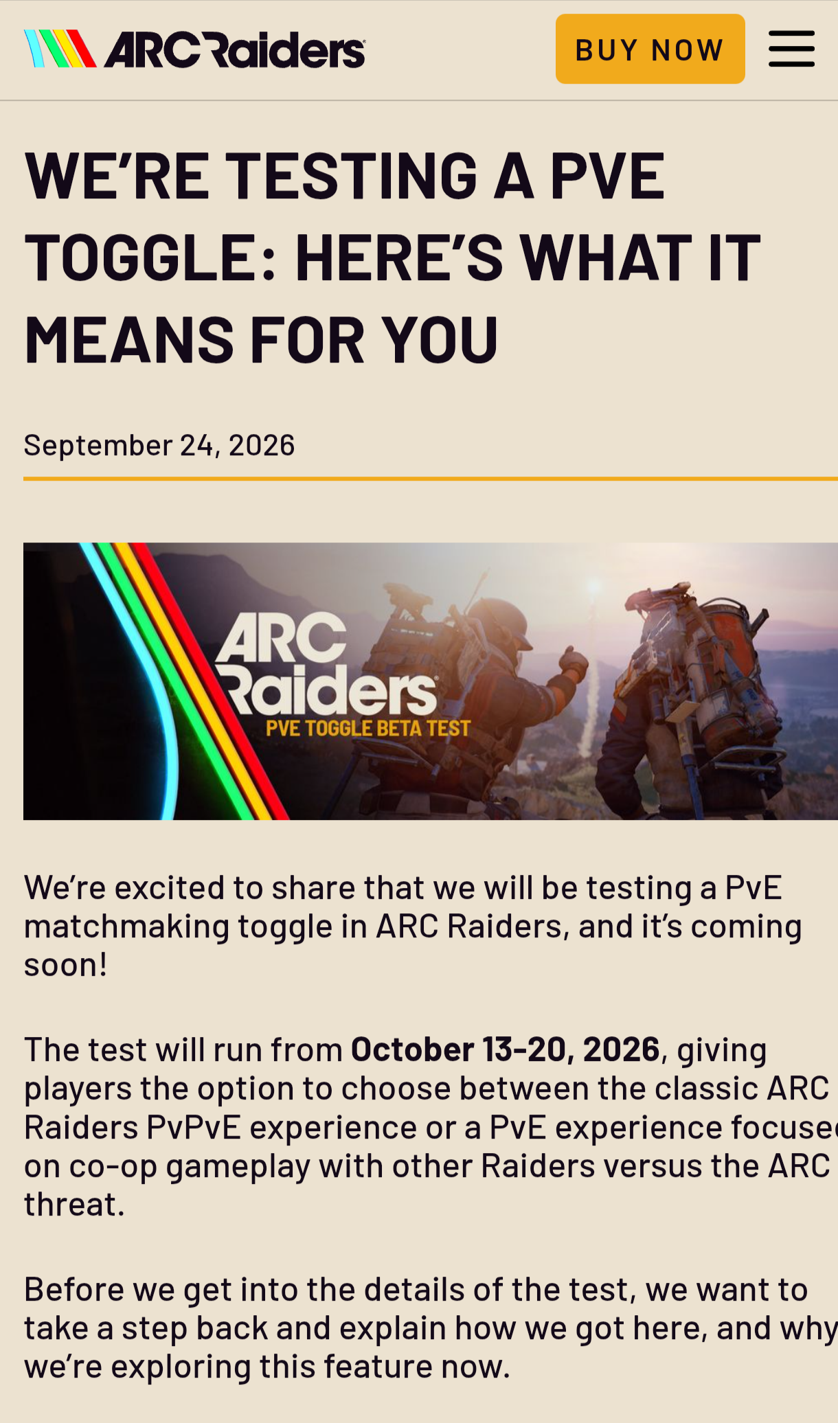 【ARC Raiders】PvE切替テスト発表「フレンドを誘いやすい」VS「このゲームの味が消える」