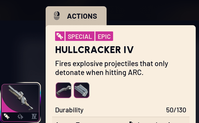【ARC Raiders】反動軽減を盛ったハルクラッカー、エピックMODでセルフ弱体化していたｗ